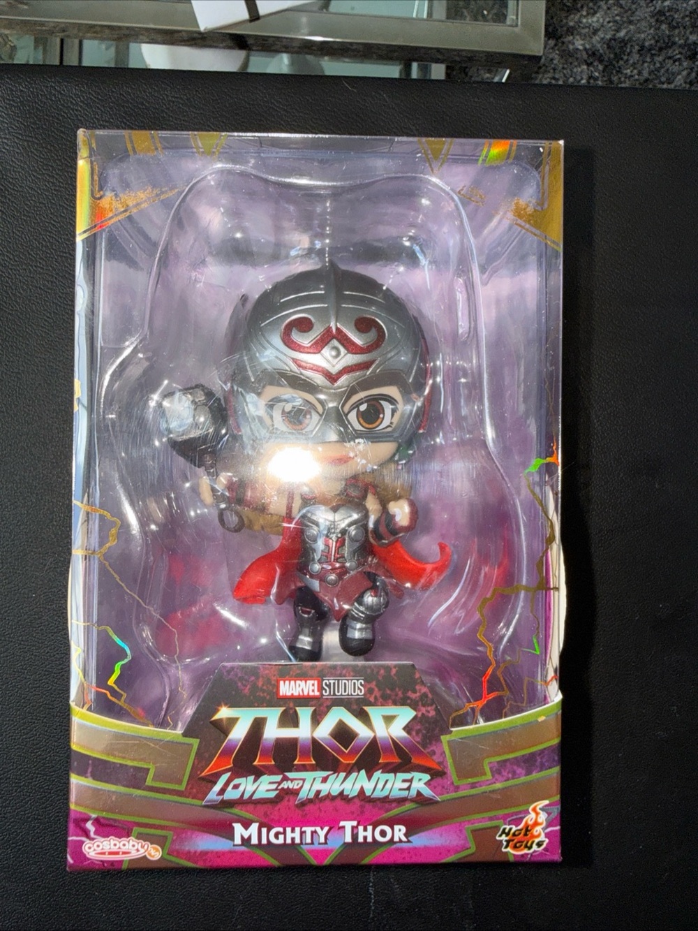 Marvel Thor: Love and Thunder Mighty Thor Figure Cosbaby Bobble-head COSB953 NEW